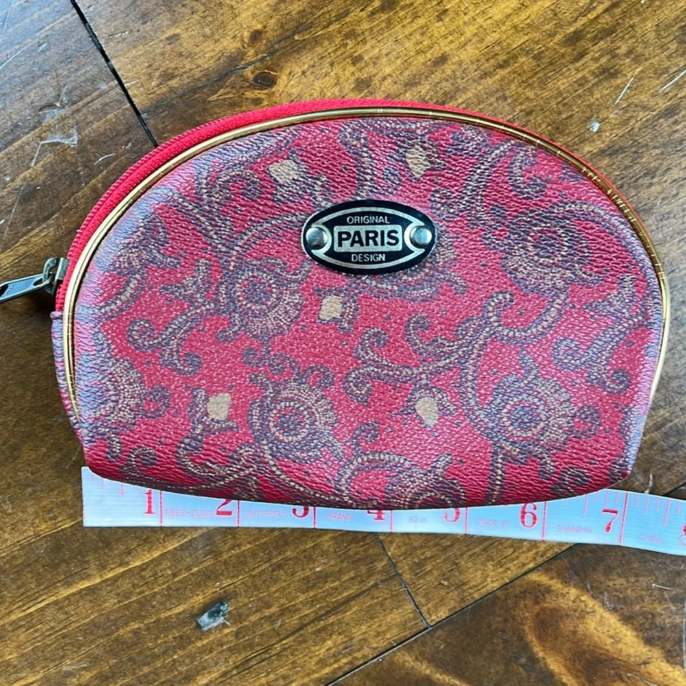 Original Paris Design Red Cosmetic Bag